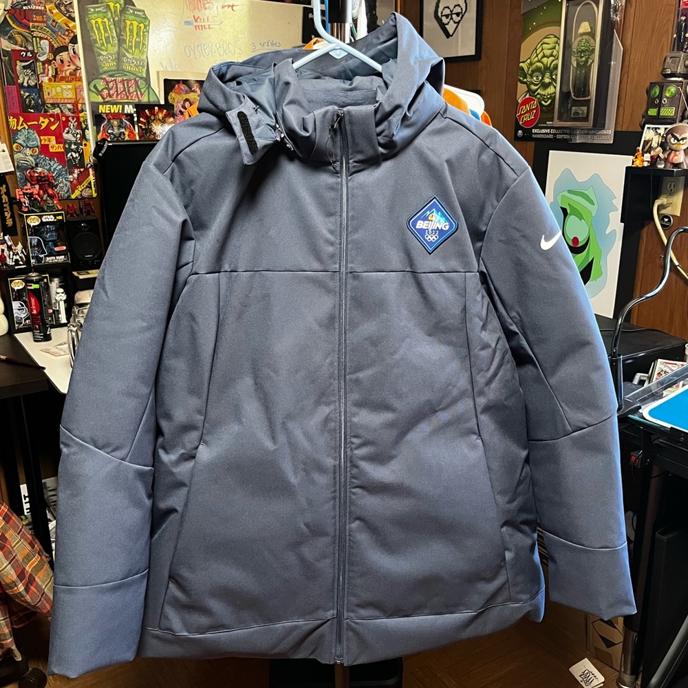 Nike 2022 Beijing Olympics Down Filled Parka NBC Sports Logo  Men's XL